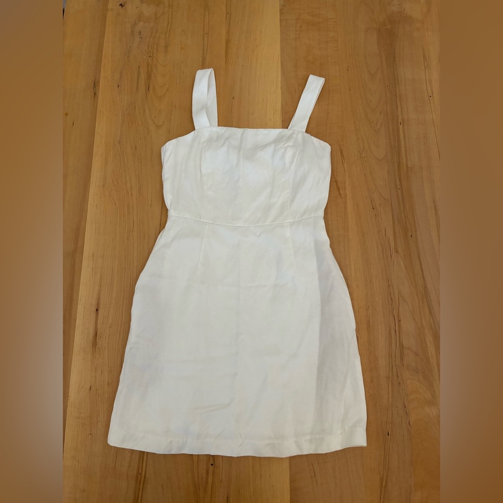 Wilfred Strapless White Dress